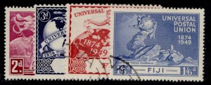 FIJI GVI SG272-275, 1949 ANNIVERSARY of UPU set, FINE USED. Cat £13.