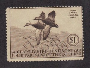 RW7 Federal Duck Stamp 1940 MNH.  #02 RW7a