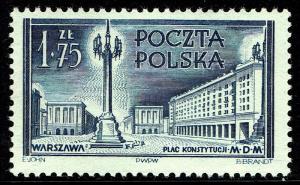Poland #596  MNH - Constitution Square (1953)