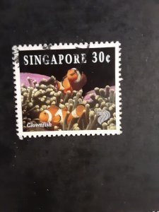 Singapore #677           Used