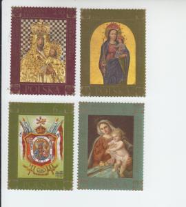 2016 Poland Madonnas Eastern Borderlands (4) (Scott 4241-44) MNH