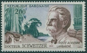 Gabon 1960 SG164 200f Schweitzer MNH