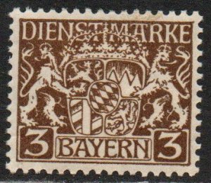 Bavaria Sc #O6 Mint Hinged