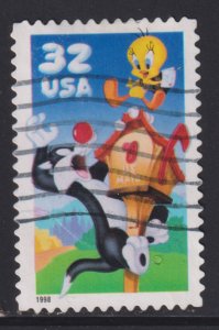 United States 3204a Sylvester & Tweety Bird 1998