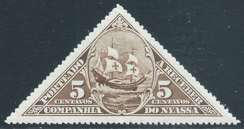 Nyassa, Sc #J5, 5c MH