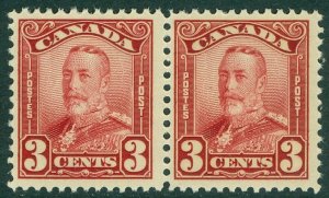 EDW1949SELL : CANADA 1928-29 Scott #151 pair Mint Never Hinged PO Fresh Cat $110