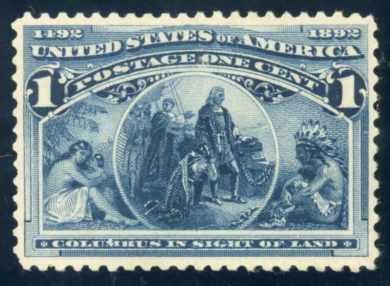 US Stamp #230 Columbian Expo 1c - PSE Cert - MNH - See Description Below