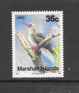 BIRDS - MARSHALL  ISLANDS #359 RED-FOOTED BOOBY MNH