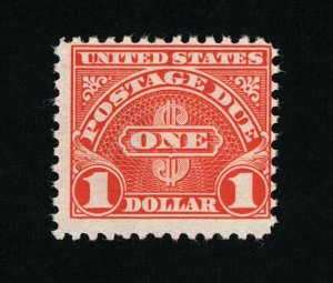 GENUINE SCOTT #J77 F-VF MINT OG H 1930 BEP-ISSUE CARMINE $1 POSTAGE DUE #15816