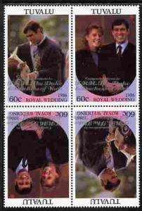 Tuvalu 1986 Royal Wedding (Andrew & Fergie) 60c with ...