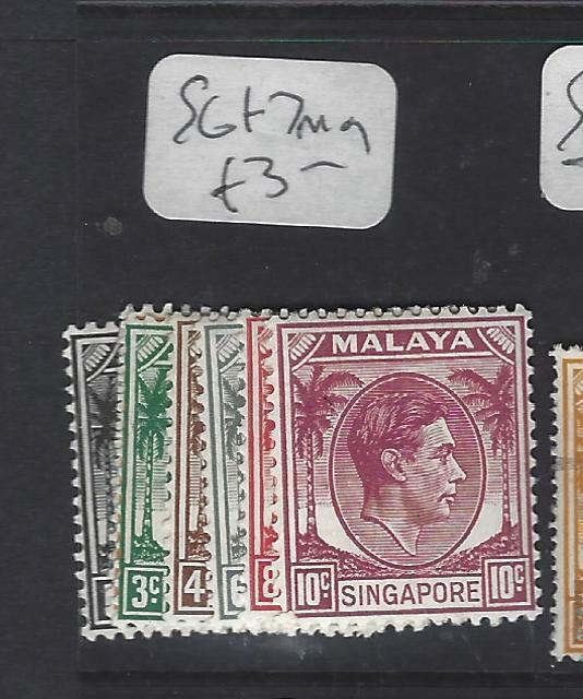 SINGAPORE (PP0502B)  KGVI  1C-10C  SG 1-7   MOG