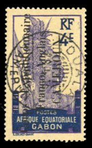 French Colonies, Cameroon #104 Cat$150, 1915 4c violet and dark blue, used