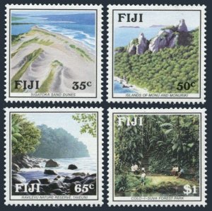 Fiji 637-640, MNH. Mi 614-617. Views 1991. Sigatoka sand dunes; Nature Reserves.