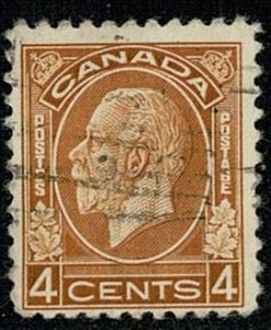 Canada #198 4c king used