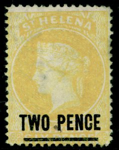 ST. HELENA SG28, 2d yellow, LH MINT. Cat £150. 