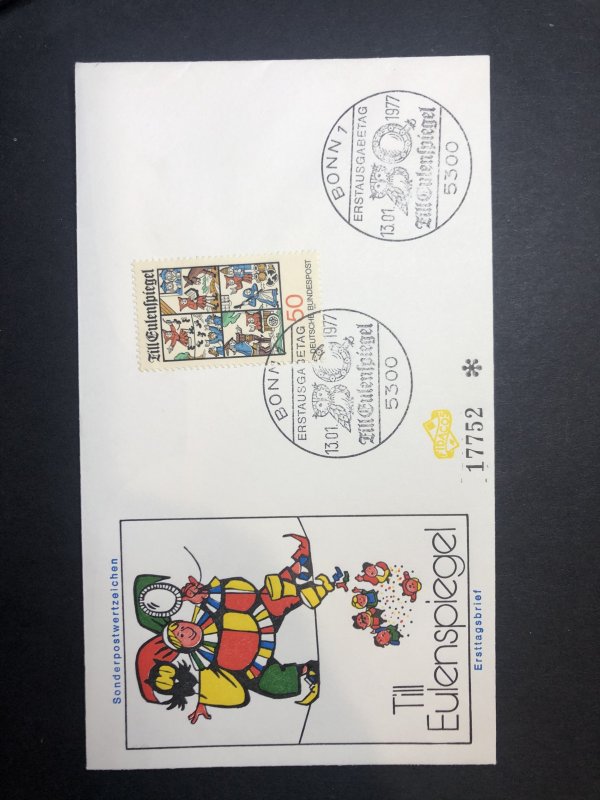 Germany 1977 Book Illustration FDC