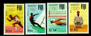 ES-1472 FIJI 1992 SUMMER OLYMPICS BARCELONA SCOTT 665-668 SET 4 MNH  $11.00