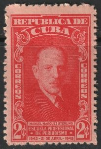 Cuba 1946 Sc 403 MNH**