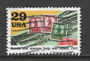 Scott# 2765g  used  singles  World War 2