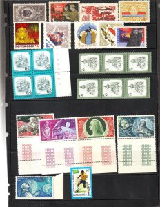 Worldwide Collection 69 stamps and Souvenir Sheets VF MNH