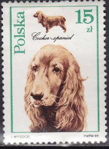 Poland 2901 Dogs Cocker Spaniel 1989