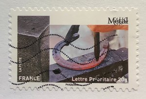 France 2015 Scott 4733 used -  Handicrafts; blacksmith ; Métal