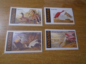 Tanzania  #  306-09  MNH   Birds