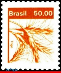 1674 BRAZIL 1982 - ECONOMIC RESOURCES, WHEAT, CEREALS, PLANTS, RHM 618, MNH