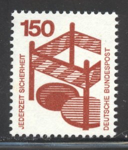 Germany Scott 1085 MNHOG - 1972 Accident Prevention H/V of Set - SCV $5.00