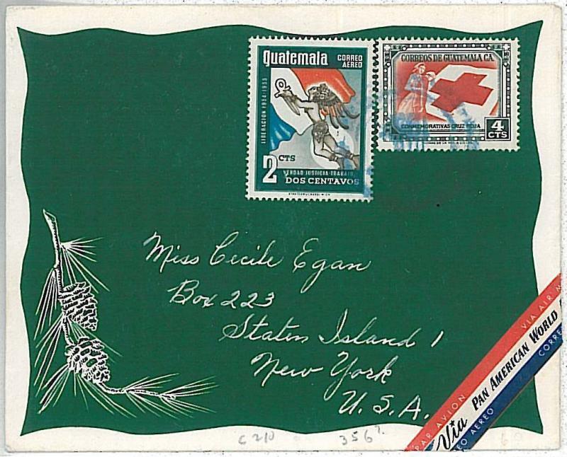 RED CROSS -  POSTAL HISTORY: COVER -  GUATEMALA