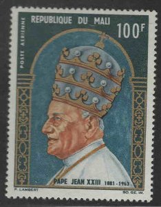 Mali Scott C30 MH* Pope airmail stamp