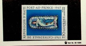 HAITI Sc C248 NH ISSUE OF 1965 - ART