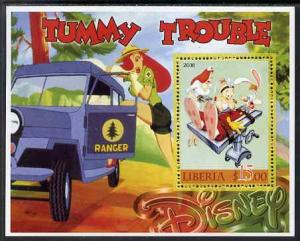 Liberia 2006 Walt Disney - Tummy Trouble perf m/sheet unm...