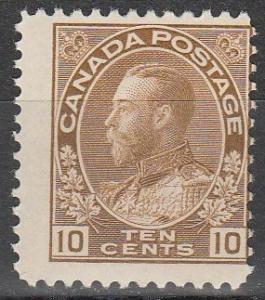 Canada #118 Fine Unused  CV $40.00  (A7575)