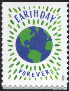SC#5459 (55¢) Earth Day Single (2020) SA