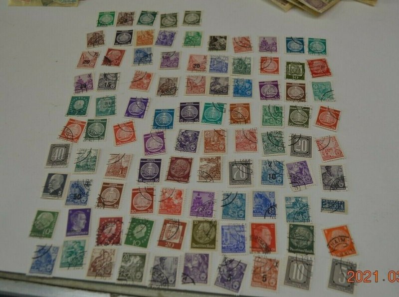 Over 100 all the same approval envelopes for Germany-mostly CTO's