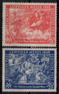 Germany - Russian Zone - Scott 10NB4-10NB5 MNH