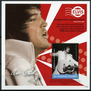 Marshall Isl 2018 MNH Elvis Presley Life in Stamps Music Celebrities 1v S/S III