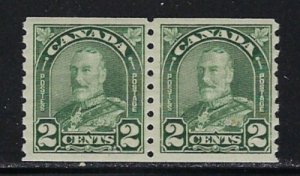 Canada 161 Never Hinged 1929 Coil Pair