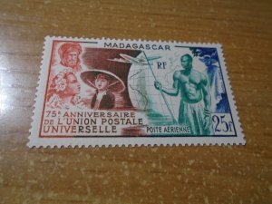 UPU 1949  :  Madagascar  # C55  MNH