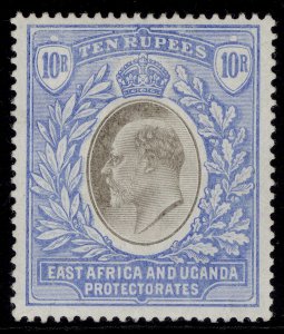 EAST AFRICA and UGANDA EDVII SG31, 10r grey & ultramarine, M MINT. Cat £375.