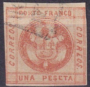 Peru #8  F-VF Used CV $65.00 (Z4345)