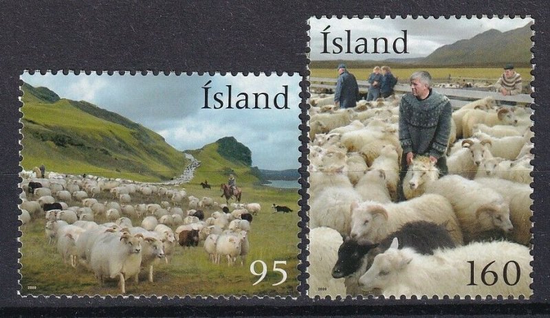 Iceland 2009 Farm Animals, Sheep 2 MNH stamps