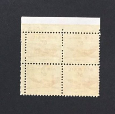 US #C39 Mint VF NH OG.  UR Plate Block #24550. Fresh.   16507