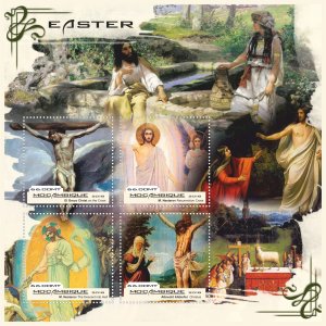 Stamps.  Art, painting, Religion, Easter 2018 8 sheets perforated MNH **