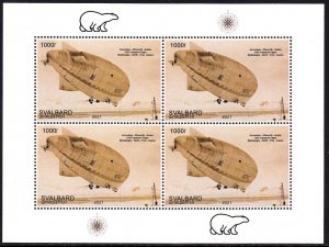 SVALBARD SPITSBERGEN 2021 AIRSHIP NORGE AMUNDSEN ELLSWORTH NOBILE LOCAL STAMP