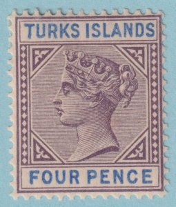 TURKS ISLANDS 53 MINT HINGED OG*  NO FAULTS VERY FINE! - LGB