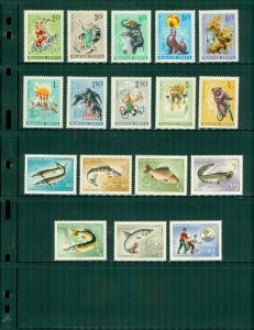 RMK11-0014 (2)  HUNGARY 1842-7,B263 MNH  MARINE LIFE BIN $2.00