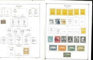 Honduras 1865-1950 M & U. Much Duplication .Hinged on pages & on Stock Sheets.