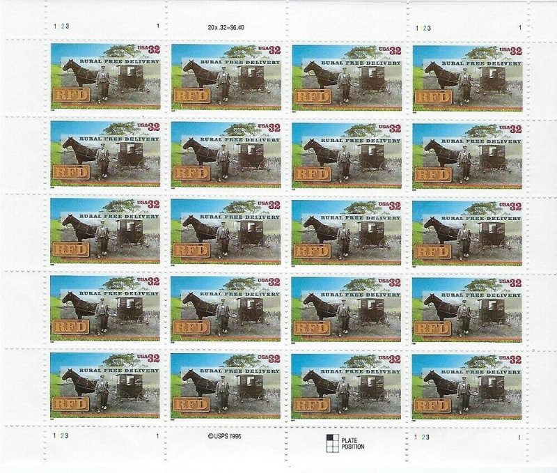 4 MNH SHEETS 3090, 3091-5, 3096-9 & 3100-3  PLEASE SEE SCANS - BCV $94.75 - G72
